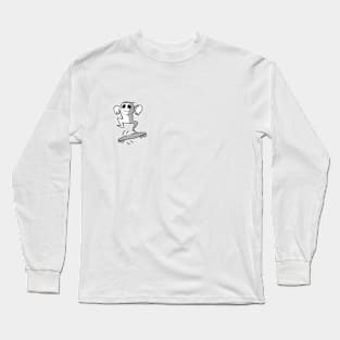 kickflip (left chest version) Long Sleeve T-Shirt